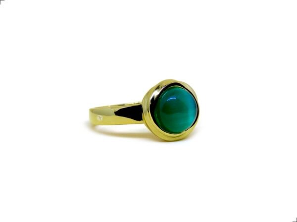 Anillo Titanio Ojo De Gato Verde By Thiago Turcott® - Image 3