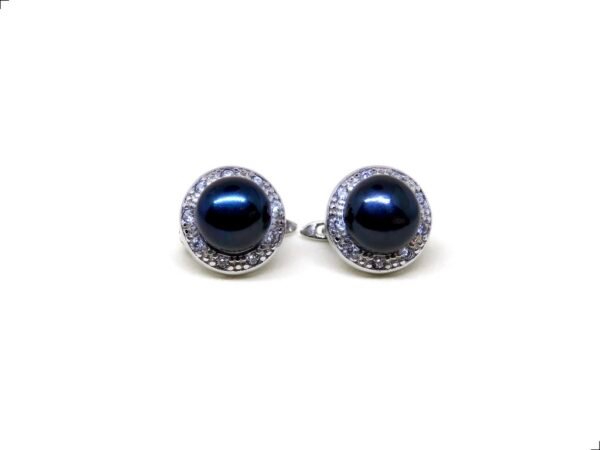 Aretes Perla Natural Tornasol Clip Plata Esterlina 925 By Thiago Turcott®