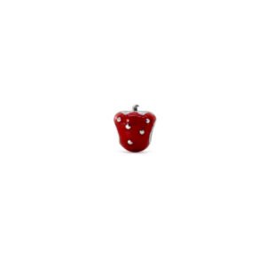 Charm Fresa Titanio 18k Red Enamel By Thiago Turcott®