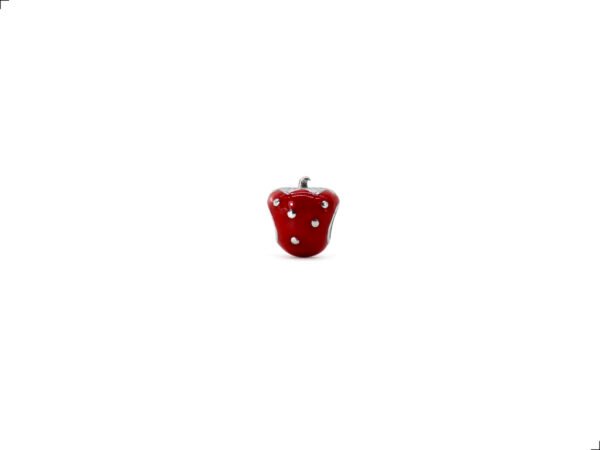 Charm Fresa Titanio 18k Red Enamel By Thiago Turcott®