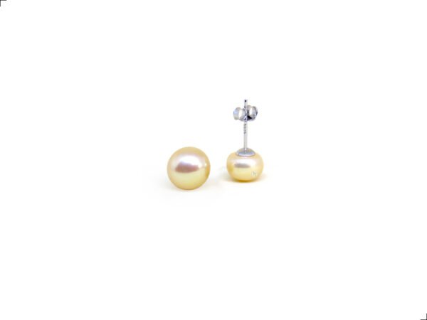 Aretes Perla Natural Plata 1ra Ley 925 By Thiago turcott® - Image 3