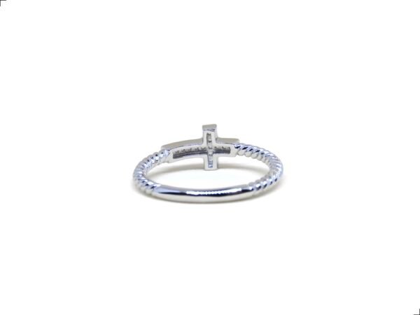 Anillo Cruz Declaración De Paz Plata De 1ra Ley 925 By Thiago Turcott® - Image 4