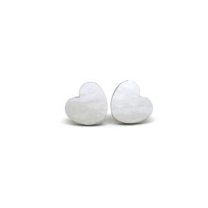 Aretes Corazón Titanio 18k By Thiago Turcott®