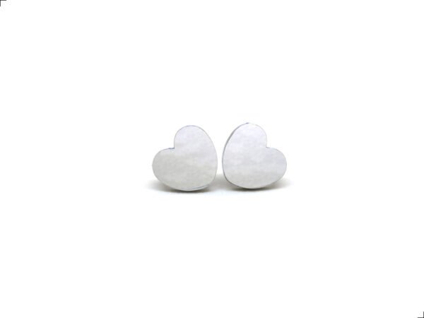 Aretes Corazón Titanio 18k By Thiago Turcott®