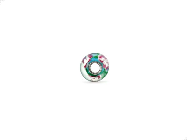Charm Murano Verde Flores Titanio 18k By Thiago Turcott® - Image 3