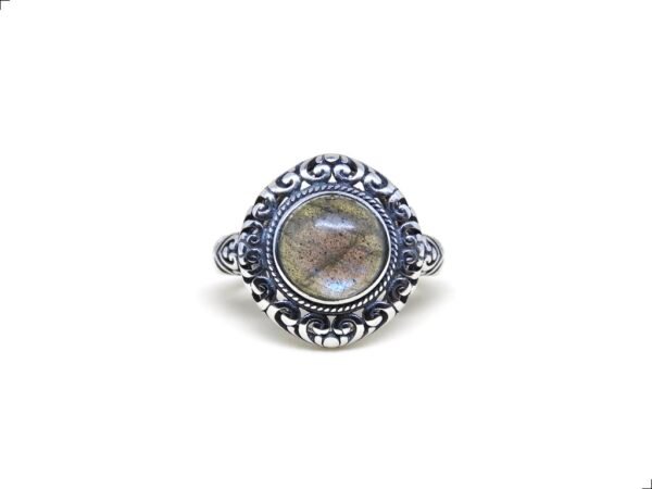 Anillo Labradorita Plata 1ra Ley 925 Baroque By Thiago Turcott®