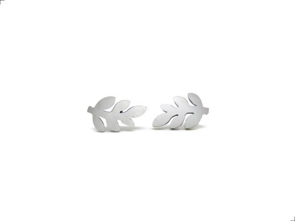 Aretes Hojas De Parra Titanio 18k By Thiago Turcott®