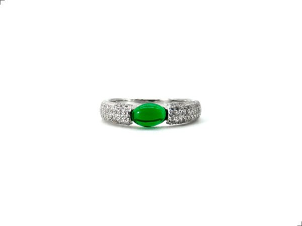 Anillo Esmeralda Cultivada Plata 925 By Thiago Turcott® - Image 2