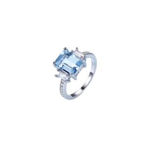Anillo Topaz Solitario Plata De 1ra Ley 925 By Thiago Turcott®