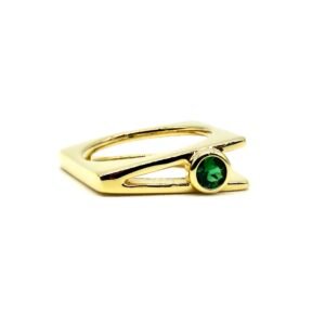 Anillo Esmeralda Plata 1ra Ley 925 Livre By Thiago Turcott®