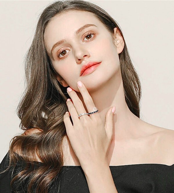 Anillo Zafiro Plata 1ra Ley 925 Full Churumbela By Thiago Turcott® - Image 5