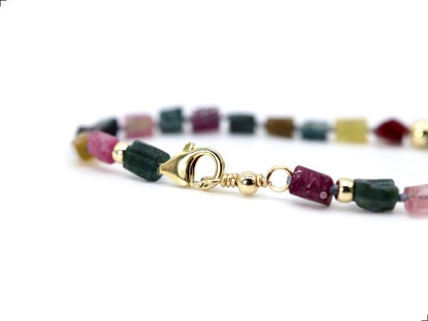 Pulsera Turmalina Brut Oro Italiano 14k By Thiago Turcott® - Image 3