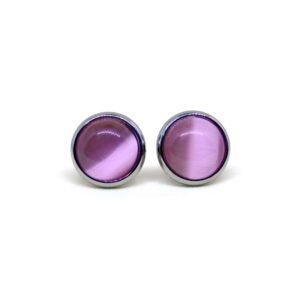 Aretes Ojo De Gato Button Titanio 18k By Thiago Turcott®