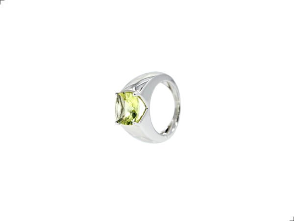 Anillo Cuarzo Limón Plata De 1ra Ley 925 By Thiago Turcott® - Image 3