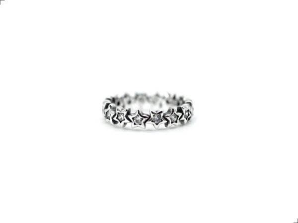 Anillo Churumbela De Estrellas Plata De 1ra Ley 925 - Image 3