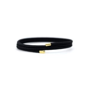 Pulsera Lucky Rope Negra Magnética By Thiago Turcott®