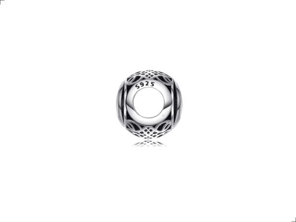 Charm Letra O Plata De 1ra 925 Zirconias Corte Diamante By Thiago Turcott® - Image 2