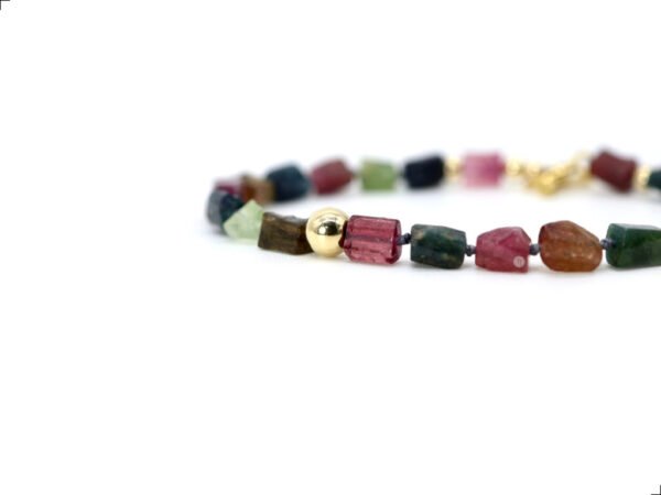 Pulsera Turmalina Brut Oro Italiano 14k By Thiago Turcott® - Image 2