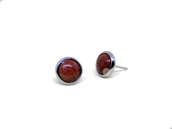 Aretes Venturina Button Titanio 18k By Thiago Turcott® - Image 2
