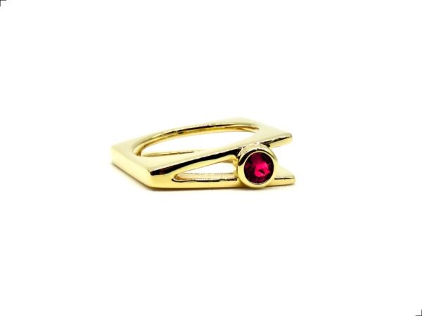 Anillo Rubí Plata 1ra Ley 925 Livre By Thiago Turcott®