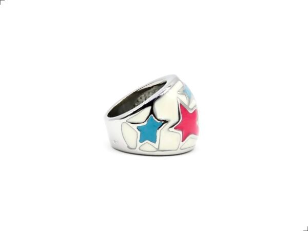 Anillo Titanio 18k Estrellas Enamel By Thiago Turcott® - Image 2
