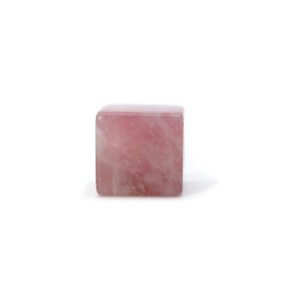 Dije Cubo Cuarzo Rosa Natural By Thiago Turcott®