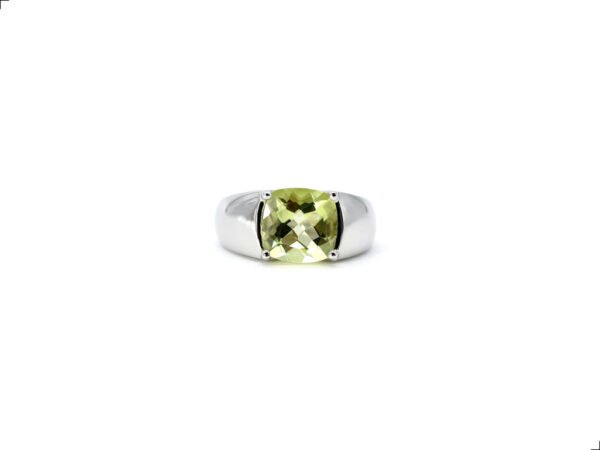 Anillo Cuarzo Limón Plata De 1ra Ley 925 By Thiago Turcott®