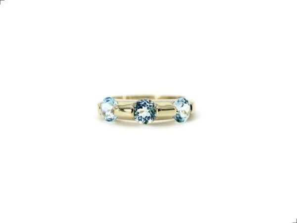 Anillo Topaz 3 Punti Plata 1ra Ley 925 By Thiago Turcott®