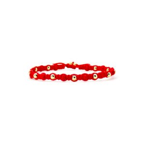 Pulsera Shambhala Roja Oro 14k By Thiago Turcott®