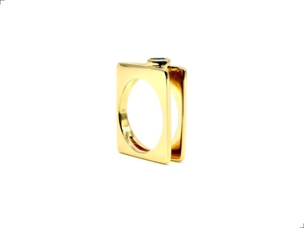 Anillo Esmeralda Plata 1ra Ley 925 Livre By Thiago Turcott® - Image 4