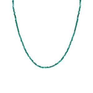 Collar Esmeralda Cultivada Titanio 18k By Thiago Turcott®