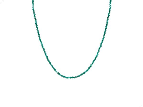 Collar Esmeralda Cultivada Titanio 18k By Thiago Turcott®