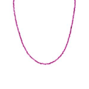 Collar Rubí Cultivado Titanio 18k By Thiago Turcott®
