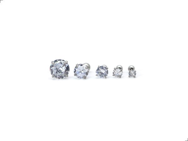 Set 5 Pares Broqueles Titanio 18k By Thiago Turcott®