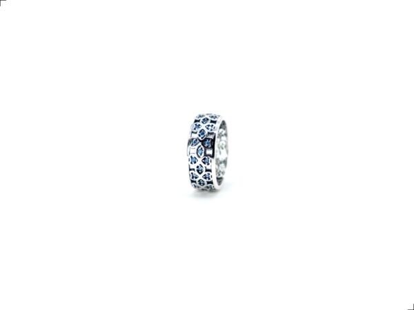 Anillo Topaz Encaje Plata 1ra Ley 925 By Thiago Turcott® - Image 2