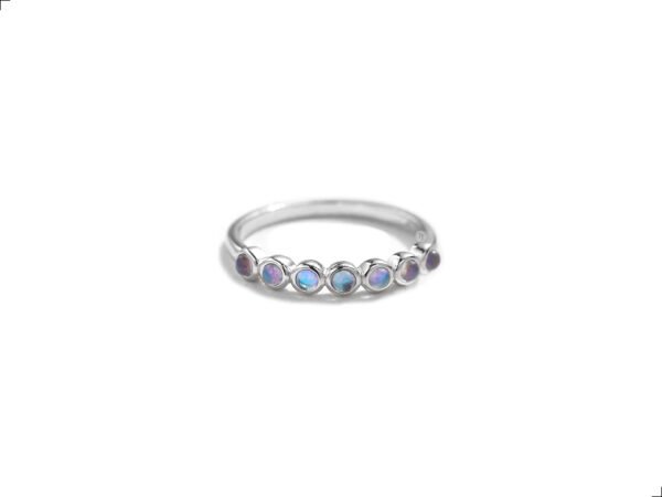 Anillo Piedra Luna Camino Balls Plata 1ra Ley 925 By Thiago Turcott®