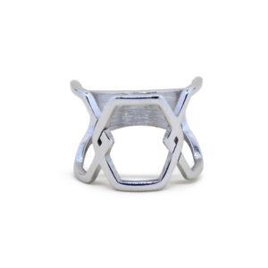 Anillo Red Hexágono Titanio 18k By Thiago Turcott®