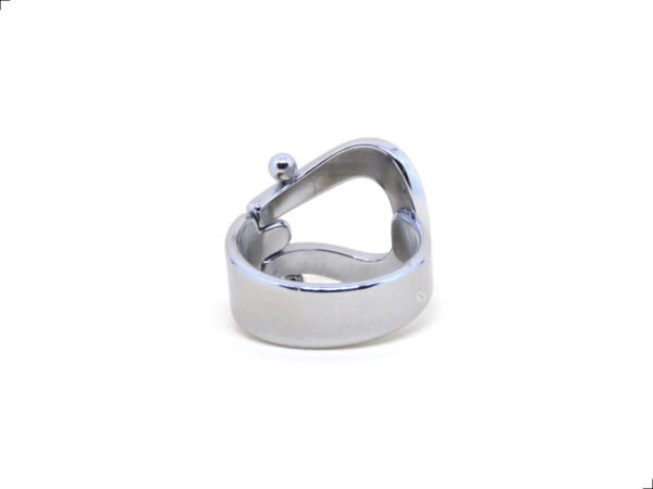 Anillo Bola Cinturón Punto Titanio 18k By Thiago Turcott® - Image 3
