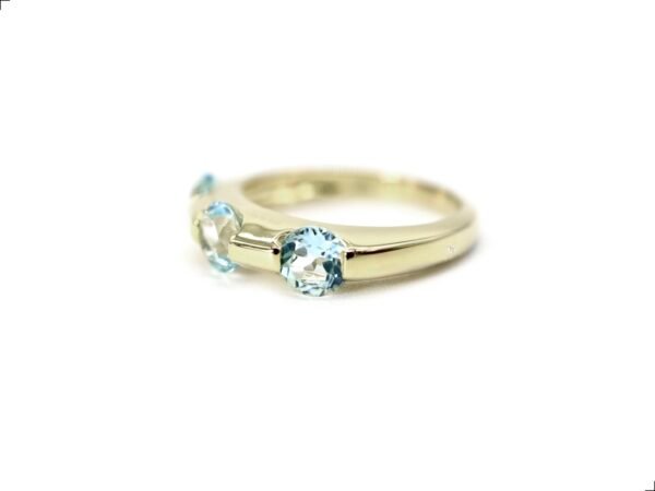 Anillo Topaz 3 Punti Plata 1ra Ley 925 By Thiago Turcott® - Image 2