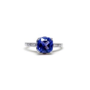 Anillo Tanzanita Plata 1ra Ley 925 Crown BY Thiago Turcott®