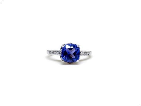 Anillo Tanzanita Plata 1ra Ley 925 Crown BY Thiago Turcott®