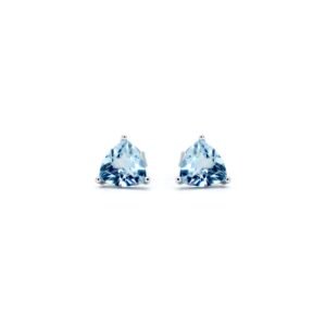 Aretes Topaz Triángulo Plata 1ra Ley 925 By Thiago Turcott®