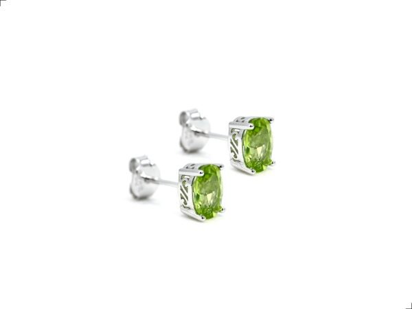 Aretes Peridoto Plata 1ra Ley 925 By Thiago Turcott® - Image 4