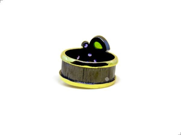 Anillo Black Gold Filled 14k Nine By Thiago Turcott® - Image 3