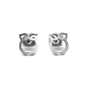 Aretes Búho Sabiduría Titanio 18k By Thiago Turcott®