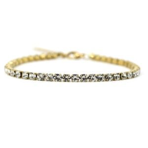 Pulsera Tenis 3 Mm Titanio 18k Dorada By Thiago Turcott®