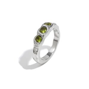 Anillo Peridoto Titanio 18k Barroco By Thiago Turcott®