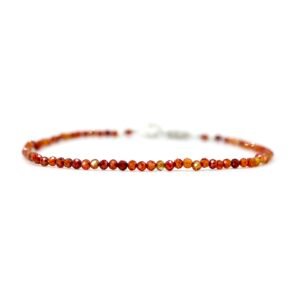 Pulsera Cornalina Plata 1ra Ley 925 By Thiago Turcott®