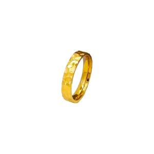 Anillo Martillado Titanio 18k By Thiago Turcott®