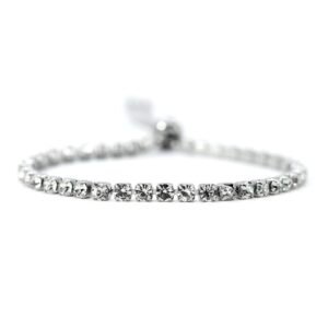 Pulsera Tenis Ajustable Titanio 18k 3 Mm By Thiago Turcott®